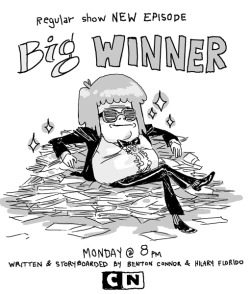 New Regular Show episode “Big Winner” tomorrow!