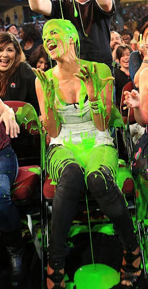 Halle Berry slimed