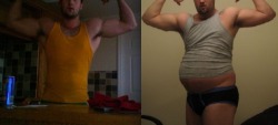 fatboydiet:  He looks amazing in both pictures! 