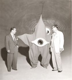 astromonster:  Taro Okamoto, (left) designer of the Paira Aliens