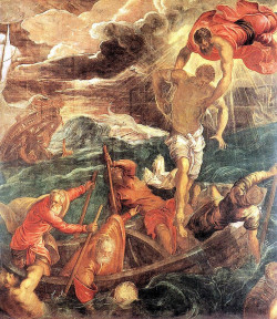 oldpainting:  Tintoretto, St Mark Saving a Saracen from Shipwreck,