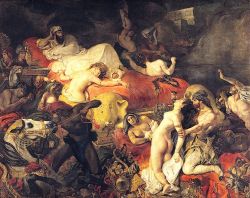 Eugene Delacroix, La morte di Sardanapalo Porn of the dead