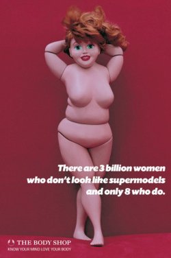 ”This was an ad made by bodyshop. But Barbie INC. found out