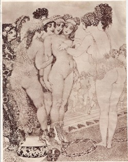 Playboy, 1960s, Art Nouveau Erotica, “Lysistrata”