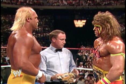 Wrestlemania VI: Toronto Sky dome 1991.. WWF Champ Hulk Hogan