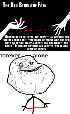  “The String of Forever Alone”Submitted by PsychoticBecca