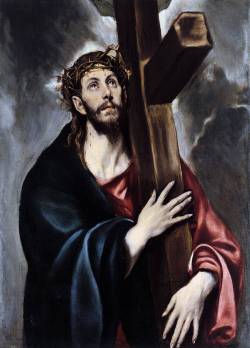 fckyeaharthistory:  El Greco - Christ carrying the Cross, 1578.