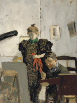 yama-bato:  Edouard Vuillard (1868-1940) (Artist Vallotton chez