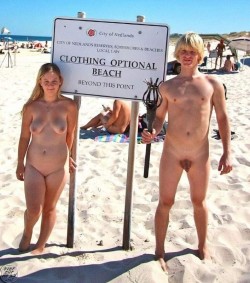 nudistlifestyle:  Great photo and they obviously made the right