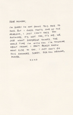 disarm-bones:  Monday Blues by Lee Crutchley | Quoteskine on