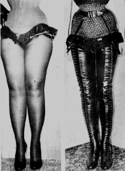  Heels vs Boots from Bizarre Magazine, c. 1940s  