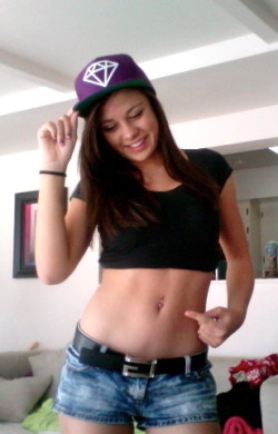 d-allliance:  Purple Diamond belly button ring to match my purple