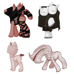 silenthaven:  auntmorphriska submitted:  Pony version of Siams,