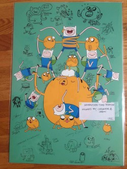adventuretime:  Bid on This Poster, Give Help to a Family That
