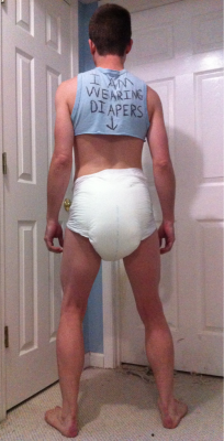 slavewanted:  diaperhumilboy:  Pussyboy shirt rear view  Ask