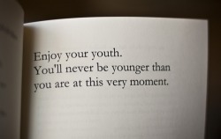 brokenly:  you’re only young once yoyo 
