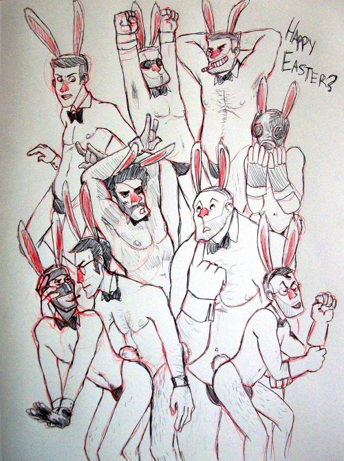 red-scoot:  lychgatelillies:  happy easter have some fat gays  Guys stop dats gay 