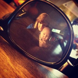 #reflection #cute #adorable #nephew #baby #spring #sunglasses