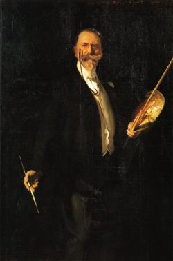 wasbella102:  John Singer Sargent - William Merritt Chase 1902