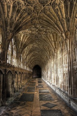 Gloucester Cathedral Corridor