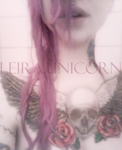 inked-unicorn:  Shower pic at my chest piece. The best one i