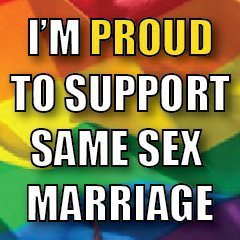 lgbtqgmh:  [I’m PROUD to support same sex marriage] 