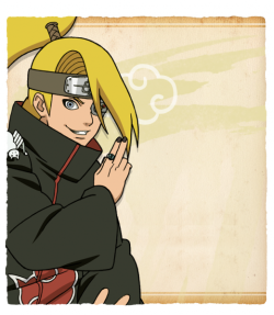 Deidara Sempai ;)  in Naruto Generations