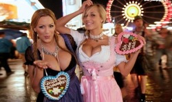 queeniez71:  Sexy and Stacked Oktoberfest Babes «< Click
