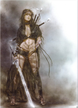 vitazur:  Luis Royo - Medusa’s gaze 