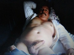 Beefy Mexican Daddy&hellip;love his fat cock!