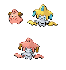 okay, I think I might have a problem… cleffa and jirachi.