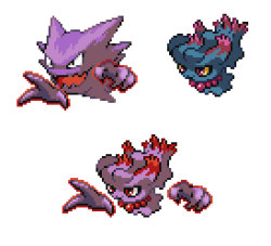 haunter and misdreavus. I was kind of at a loss for where to