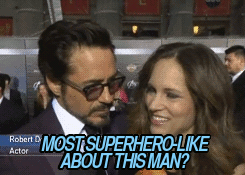 iwantcupcakes:  The most superhero-like quality about RDJ according