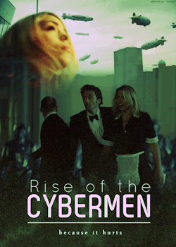 karmaplus:  Doctor Who episode posters→ Rise of the Cybermen