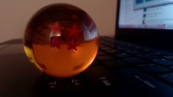 my dragonball for my 18 cosplay came in today! :D