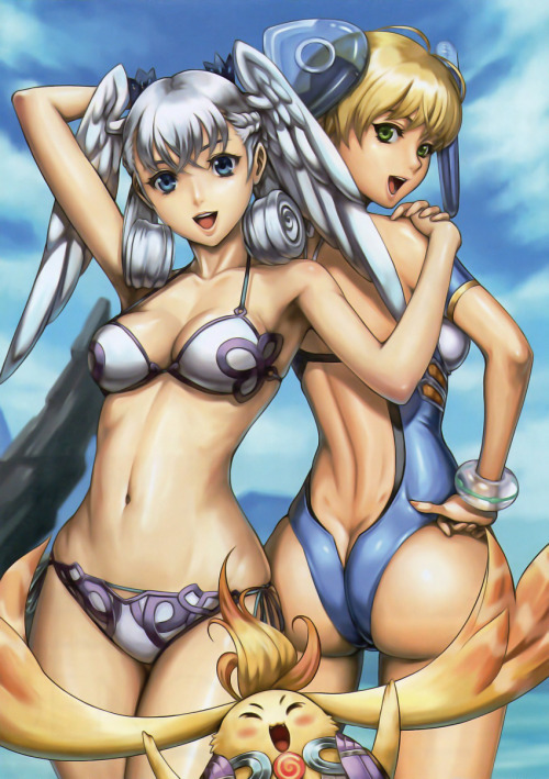 Some Xenoblade gals.