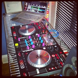 My baby just got a lil color! Like how it looks all lit up. #DJ