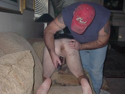 dickstracted:  Uncle Jeb shaves my hole before his buddies arrive