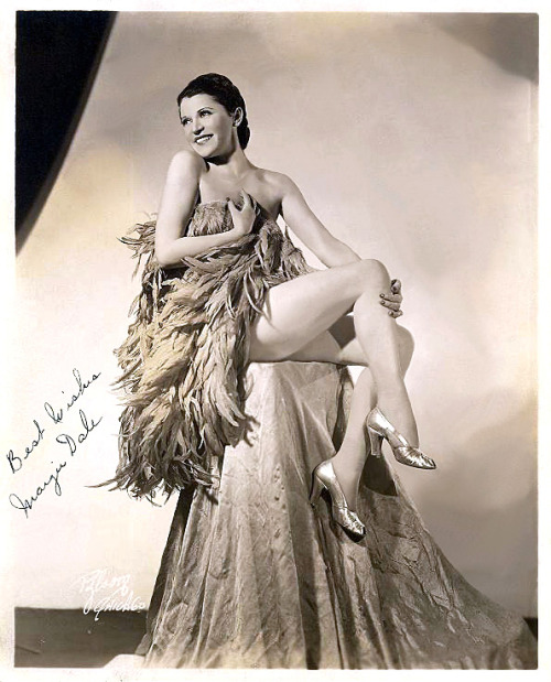   Margie Dale Autographed vintage 40’s-era promo photo..  