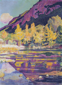 rulfify:  Ferdinand Hodler. At the foot of the Petit Saleve. 1893. 