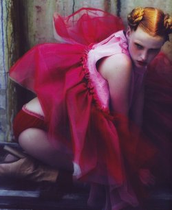 Lara Stone by Mert & Marcus for POP Fall 2007