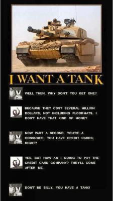 pleatedjeans:  did I mention the tank is a tank? via 