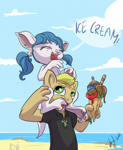 Ice Cream by *atryl omg it’s a Cailey, drawn by Atryl!