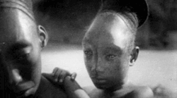 spacegod:  The Mangbetu tribe, Congo. Babies soft heads were