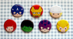 thisisbrucebanner:  Avengers Giveaway! WHAT: 1x full set of button