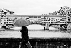 black-and-white:  Crossing the Bridge (by Something Sighted)