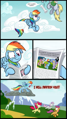 rainbowdash-likesgirls:  werd10101:  Gabby Gums Mach 2 by ~YazzoB