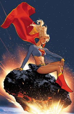 fuckyeahheroesandvillains:  Supergirl by ~AdamHughes 