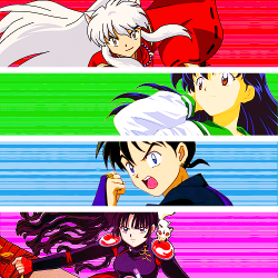 Inuyasha, Kagome, Miroku, Sango and Kirara