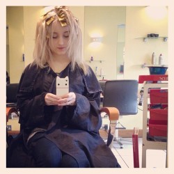 morriganalcorn:  I love the feeling of having my hair done.  (Taken with instagram) 